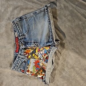 Juniors denim shorts